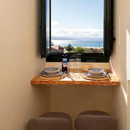 Apartman Choco Playa De Langosteira En Finisterre Con Vistas Al Mar San Martín de Arriba